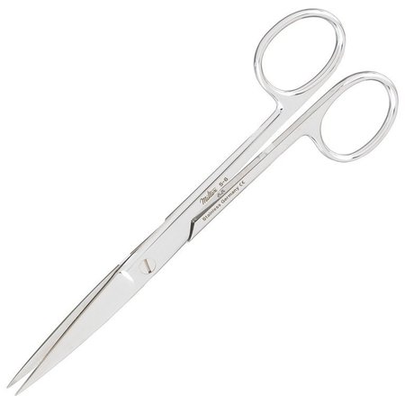 MILTEX INTEGRA Operating Scissors, 5.5in, Straight with Sharp/Sharp Tip 5-6